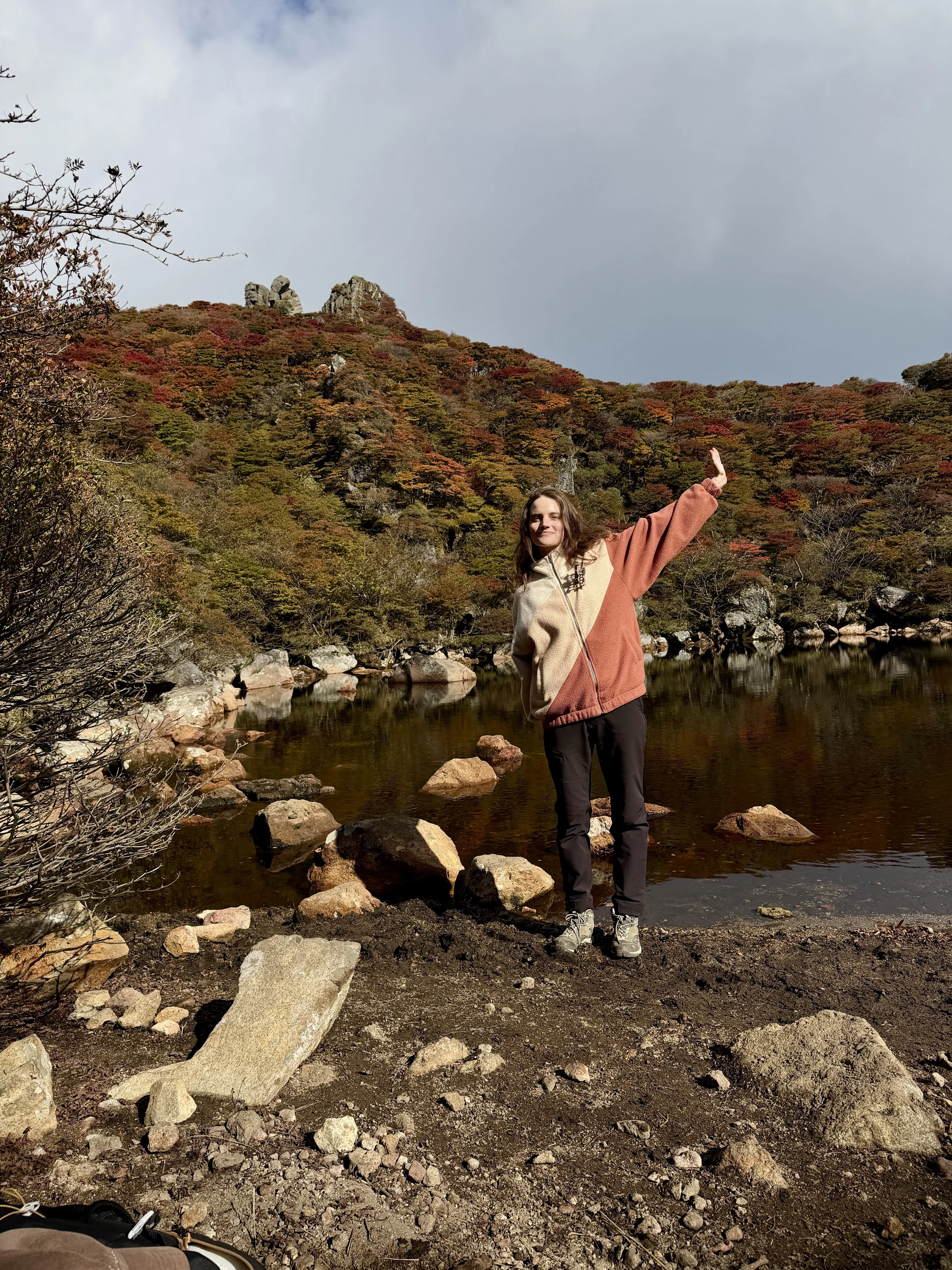 Hiking trail in mountains
